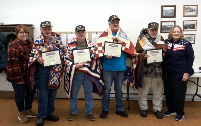 Quilts of Valor Pays Tribute to Mentor Veterans in Humbird